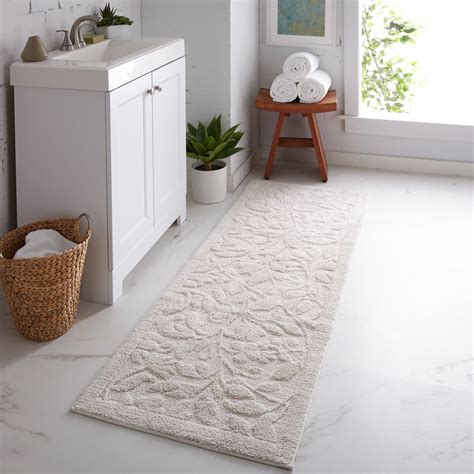TiaGOC Boho Entryway Rug, 3x5 Rug for Bedroom Lightweight Washable Throw Rug Woven Cotton Bathroom Rugs with Tassels, Farmhouse Black and White Rug for Living Room Kitchen Office Dorm Gifts. . Bathroom rugs walmart